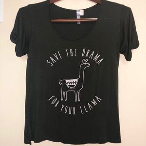 Green Llama T-Shirt